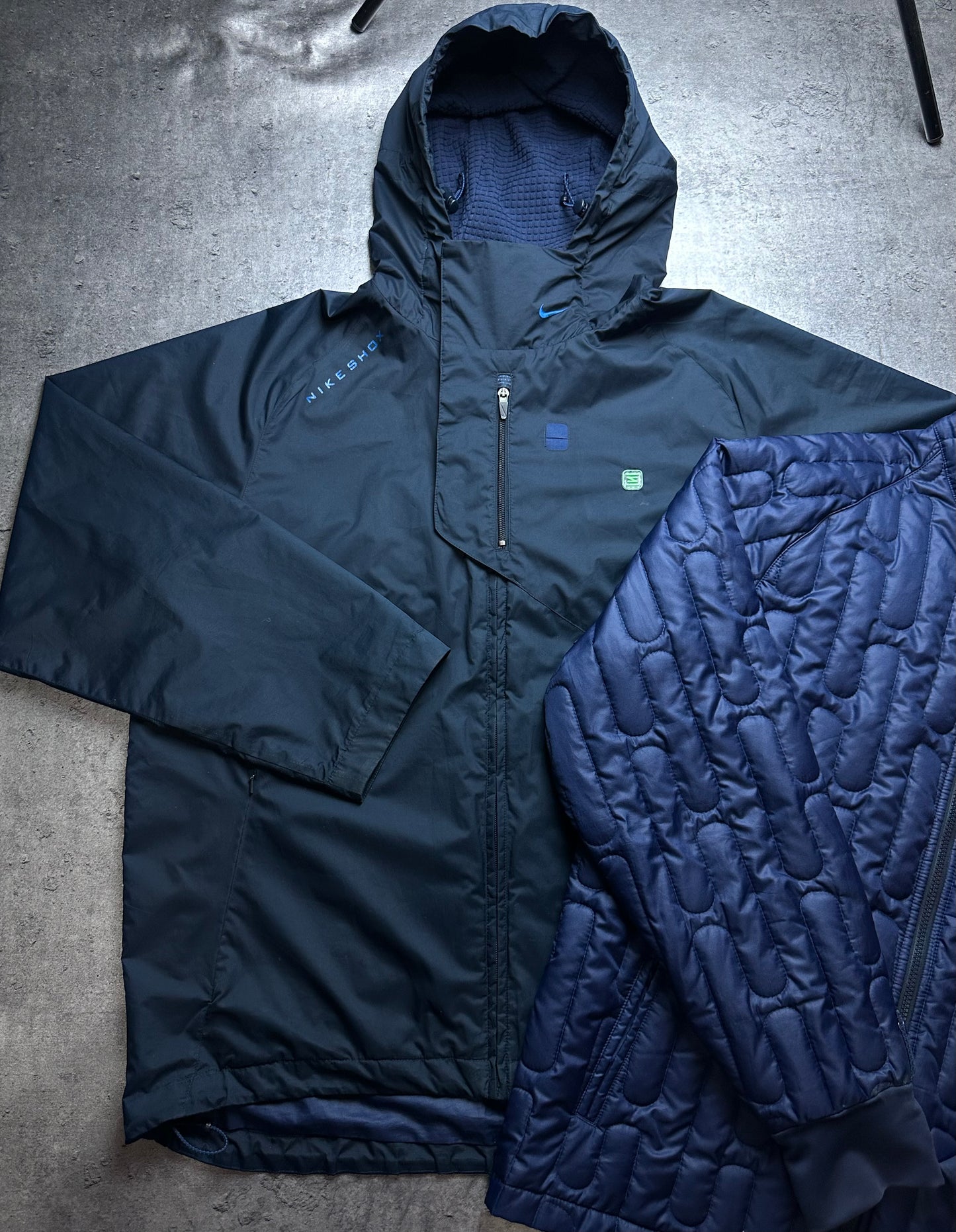 Nike Shox 3 in 1 Jacket + Lining Vintage 00s Size L