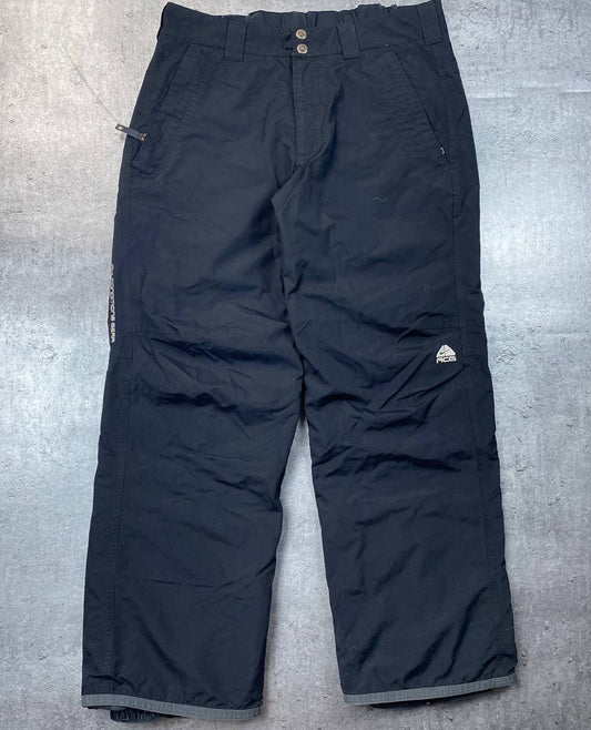 ACG Black Ski Pants Vintage Outdoor Waterproof Size Large