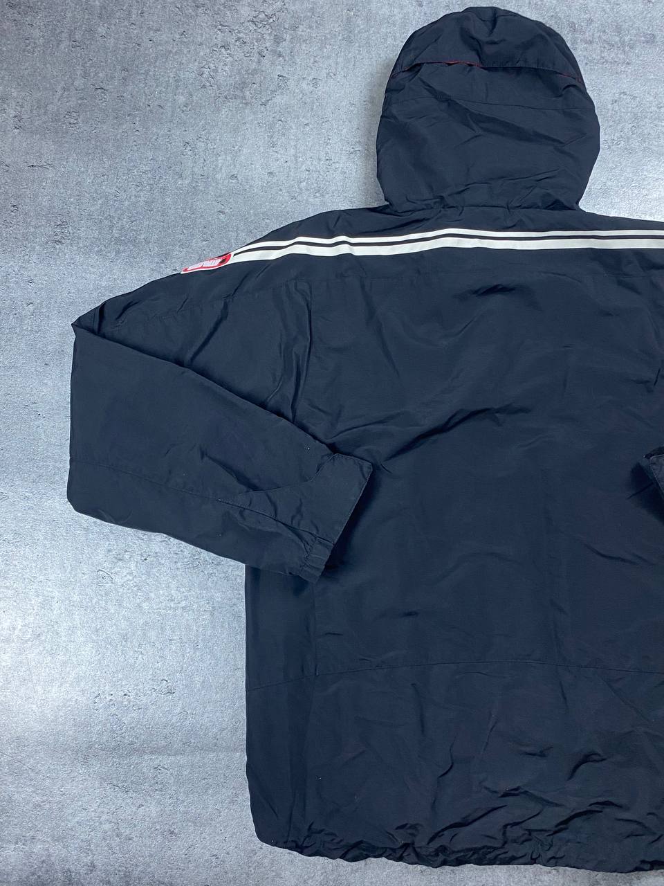 Athletic Black Jacket Anorak Vintage 00s Size Medium
