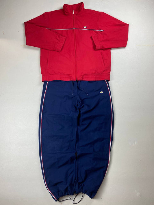 TN Pants + Jacket Costume Vintage 00s Logo Nylon Size Large